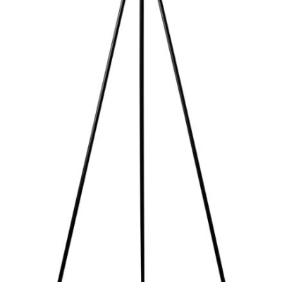 Designová stojací lampa TRIANO - 1xE27, 60W, černá / hnědá