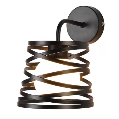 Designové nástěnné osvětlení AKITA - 1xG9, 6W, černé