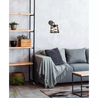 Designové nástěnné osvětlení AKITA - 1xG9, 6W, černé