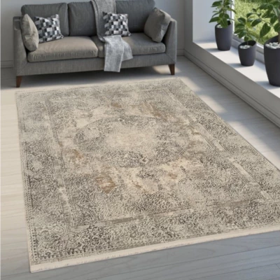 VÝPRODEJ - Kusový koberec 120x170 cm STEFANO - béžový / zlatý