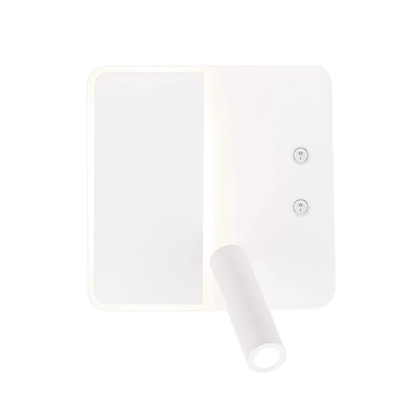 Nástěnné moderní LED osvětlení ALMA - 6W+3W, 4000K (denní bílá), bílé