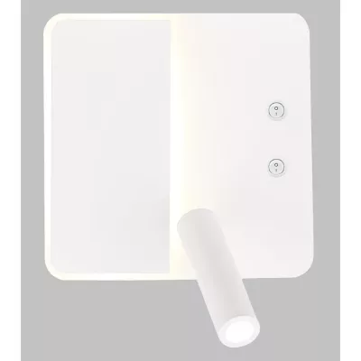 Nástěnné moderní LED osvětlení ALMA - 6W+3W, 4000K (denní bílá), bílé