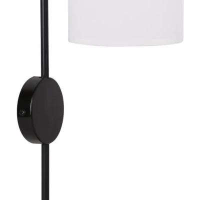 Moderní nástěnné osvětlení s podstavcem ALPINE - 1xE14, 40W, černé / bílé