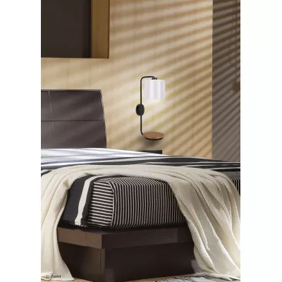 Moderní nástěnné osvětlení s podstavcem ALPINE - 1xE14, 40W, černé / bílé