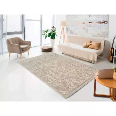 VÝPRODEJ - Skandinávský kusový koberec 160x230 cm DALAN - krémový