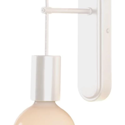 Industriální nástěnné svítidlo ALTO - 1xE27, 40W, matné bílé