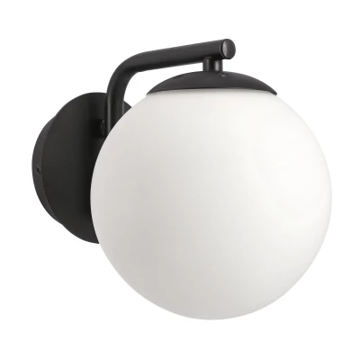 Moderní nástěnné osvětlení AMADEO - 1xE14, 40W, černé / bílé