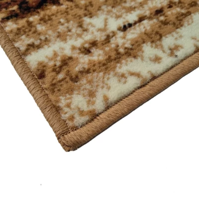 VÝPRODEJ - Kusový koberec 120x170 cm LUKEN abstraktní - béžový