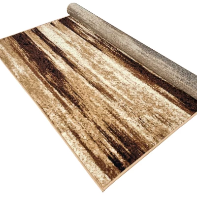 VÝPRODEJ - Kusový koberec 120x170 cm LUKEN abstraktní - béžový