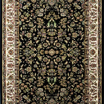 VÝPRODEJ - Kusový koberec do obýváku 150x230 CAMBRIA 2 - černý