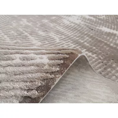 VÝPRODEJ - Moderní kusový koberec 80x150 GALT 9 - béžový / hnědý