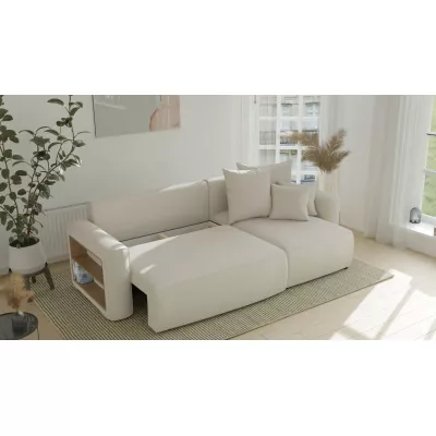 VÝPRODEJ - Rozkládací sedací souprava KIANA - světle béžová