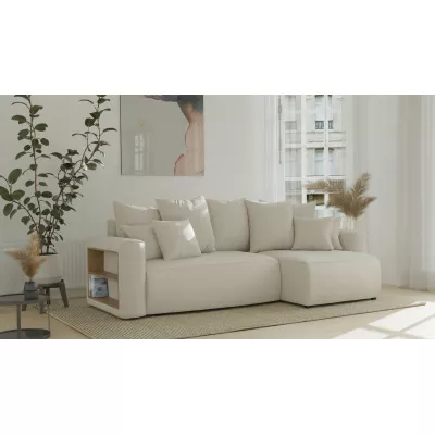 VÝPRODEJ - Rozkládací sedací souprava KIANA - světle béžová