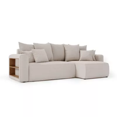 VÝPRODEJ - Rozkládací sedací souprava KIANA - světle béžová