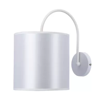 Nástěnná moderní lampa ATLANTA - 1xE27, 40W, bílá / zlatá