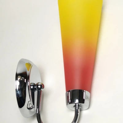 Nástěnné osvětlení BALENO - 1xE27, 60W, chromované / různobarevné