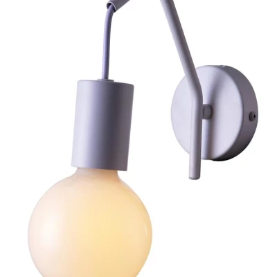 Nástěnné industriální osvětlení BASSO - 1xE27, 40W, matné bílé