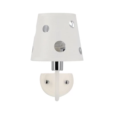 Moderní nástěnná lampa BATLEY - 1xE14, 60W, bílá