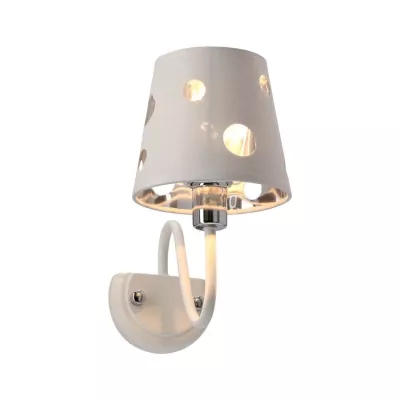 Moderní nástěnná lampa BATLEY - 1xE14, 60W, bílá