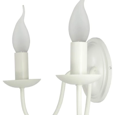 Nástěnné osvětlení v anglickém stylu BELLAGIO - 2xE14, 40W, krémové