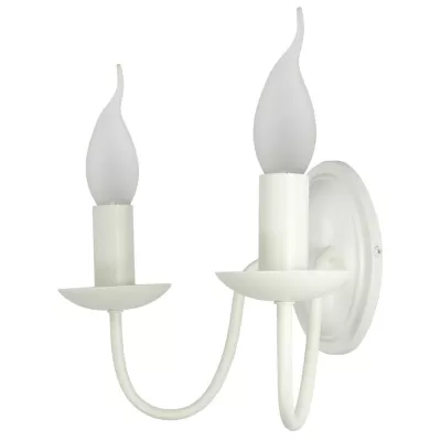 Nástěnné osvětlení v anglickém stylu BELLAGIO - 2xE14, 40W, krémové