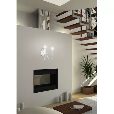 Nástěnné osvětlení v anglickém stylu BELLAGIO - 2xE14, 40W, krémové