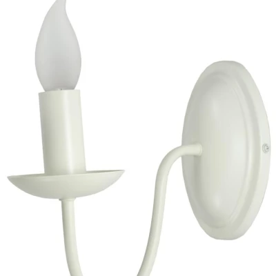 Nástěnné osvětlení v anglickém stylu BELLAGIO - 1xE14, 40W, krémové