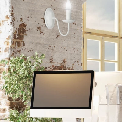 Nástěnné osvětlení v anglickém stylu BELLAGIO - 1xE14, 40W, krémové