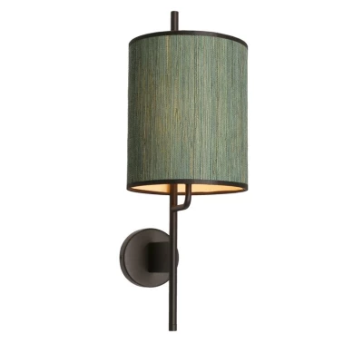 Moderní nástěnná lampa BENDI - 1xE27, 40W, černá / zelená