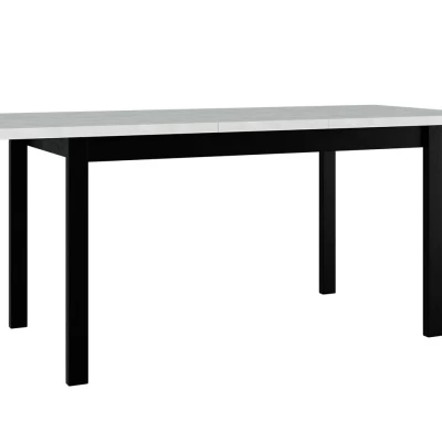 VÝPRODEJ - Rozkládací jídelní stůl 140x80 cm ELISEK 2 - dub sonoma / černý