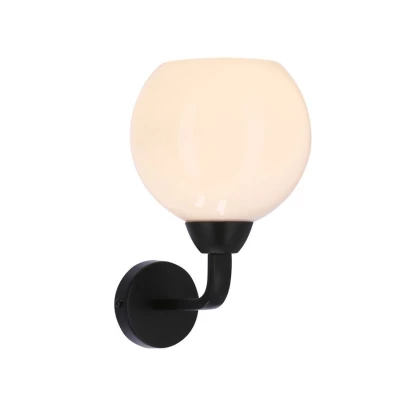 Nástěnné moderní osvětlení CALDERA - 1xE27, 60W, černé / bílé