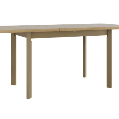 VÝPRODEJ - Jídelní rozkládací stůl 140x80 cm BANGS 10 - bílý