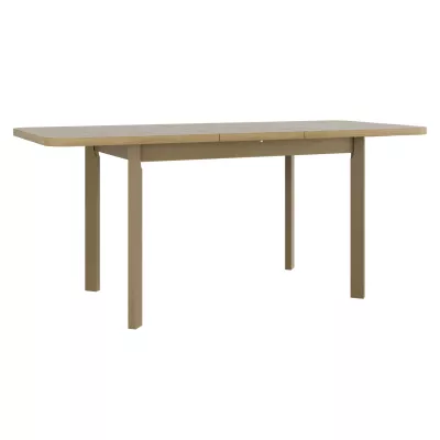 VÝPRODEJ - Jídelní rozkládací stůl 140x80 cm BANGS 10 - bílý