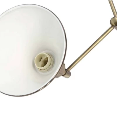 Nástěnná flexibilní lampa na čtení COPENHAGEN - 1xE14, 40W, patina