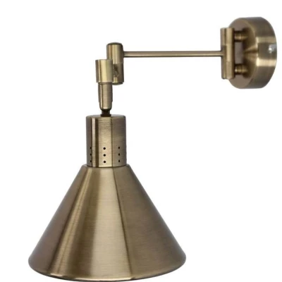 Nástěnná flexibilní lampa na čtení COPENHAGEN - 1xE14, 40W, patina