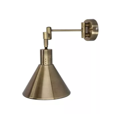 Nástěnná flexibilní lampa na čtení COPENHAGEN - 1xE14, 40W, patina