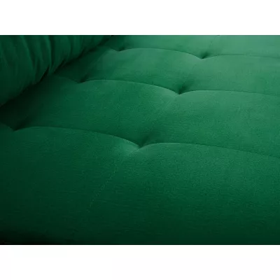 VÝPRODEJ - Sedačka do U na každodenní spaní LAREDO - zelená