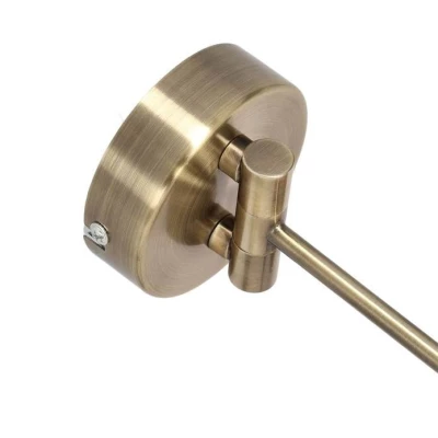 Nástěnná flexibilní lampa na čtení COPENHAGEN - 1xE14, 40W, patina