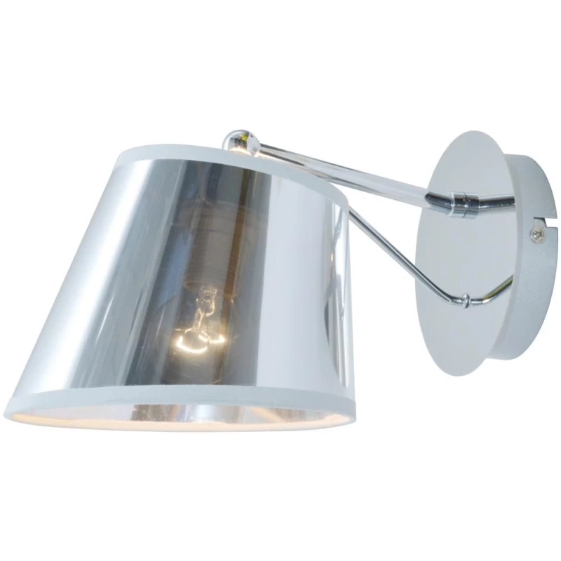 Nástěnná moderní lampa CORTEZ - 1xE14, 40W, chromovaná
