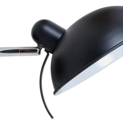 Nástěnná flexibilní lampa DURIO - 1xE14, 40W, černá