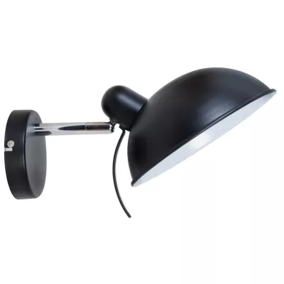 Nástěnná flexibilní lampa DURIO - 1xE14, 40W, černá