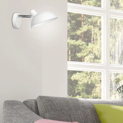 Nástěnná flexibilní lampa DURIO - 1xE14, 40W, bílá