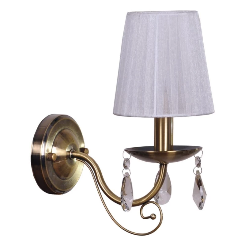 Nástěnná lampa DYNASTY - 1xE14, 40W, patina / bílá