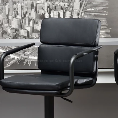 VÝPRODEJ - Nastavitelná barová židle CONSOLATA - černá