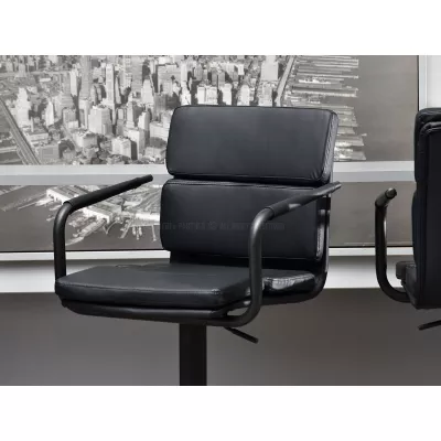 VÝPRODEJ - Nastavitelná barová židle CONSOLATA - černá