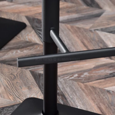 VÝPRODEJ - Nastavitelná barová židle CONSOLATA - černá