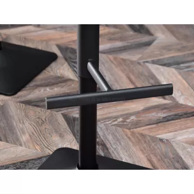 VÝPRODEJ - Nastavitelná barová židle CONSOLATA - černá