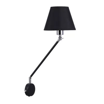 Flexibilní nástěnná lampa FILLY - 1xE27, 40W, matná černá