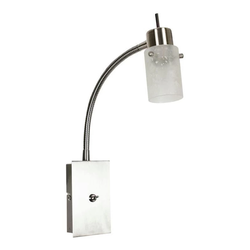 Nástěnné čtecí lampa s vypínačem FROZEN - 1xG9, 40W, matný nikl