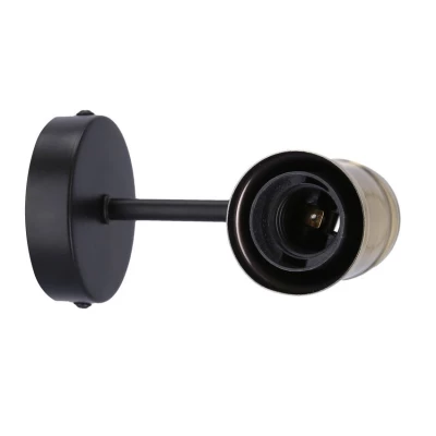 Nástěnné industriální světlo GOLDIE - 1xE27, 60W, černé / patina